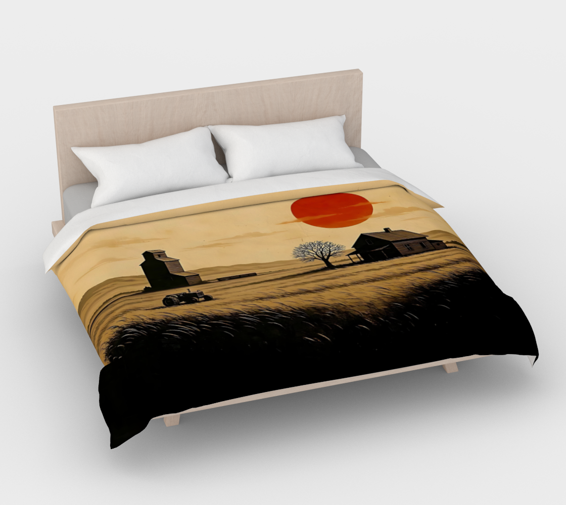 Prairie Sunset Duvet Cover
