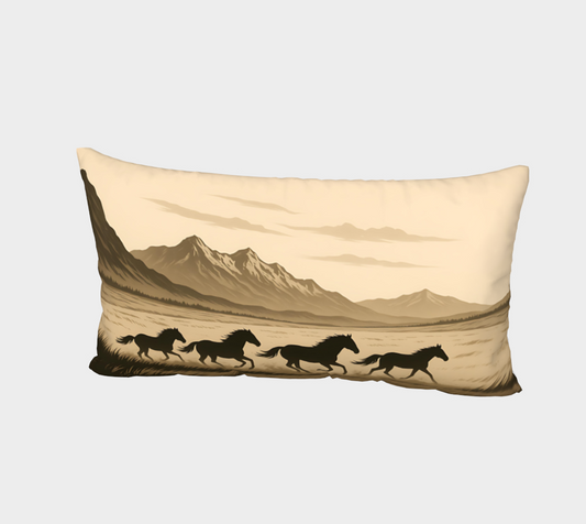 Wild Horses Pillow Sham