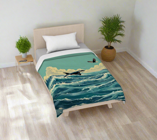 Blue Orca Duvet