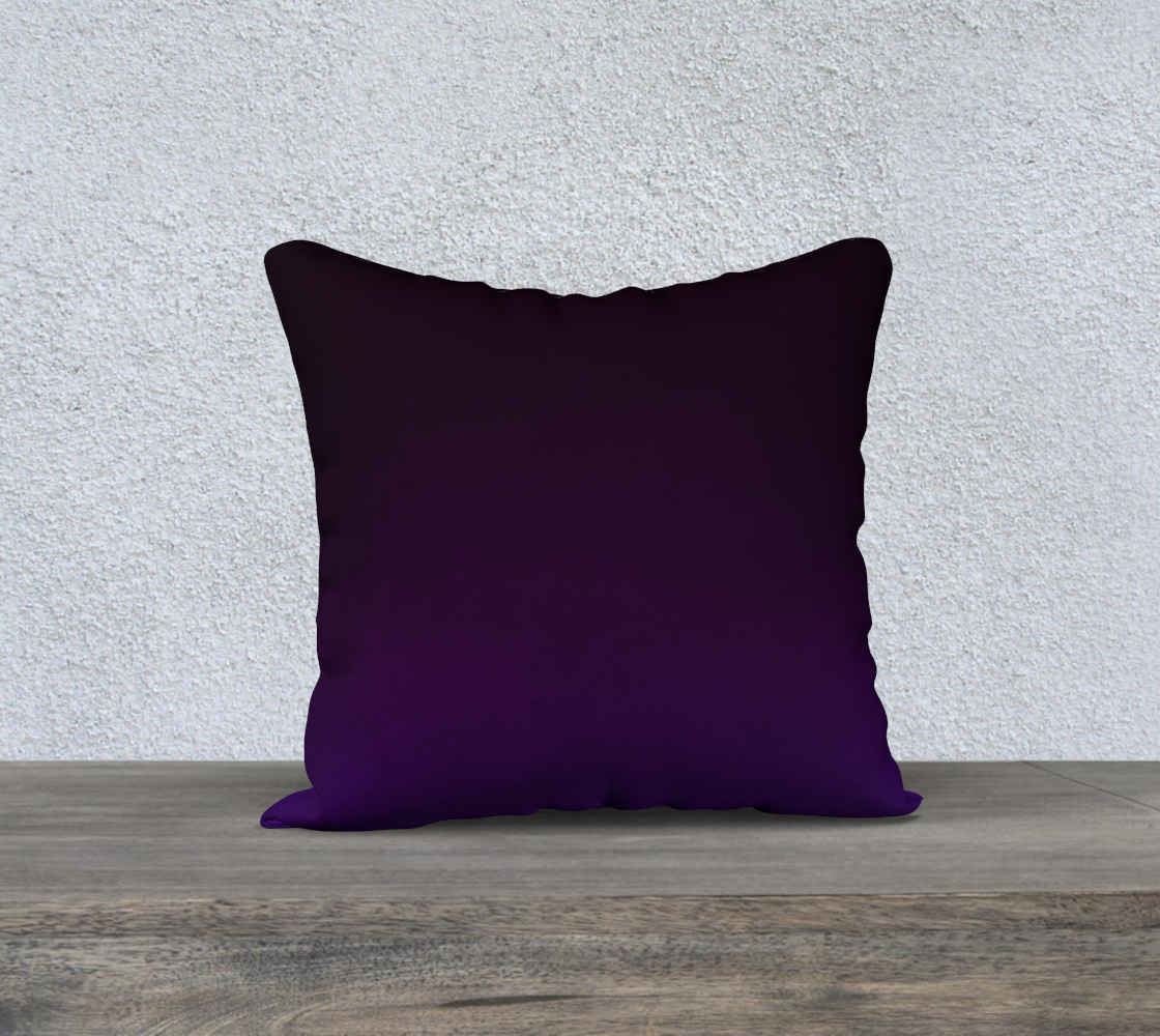 Purple Accent Throw Pillow Cover