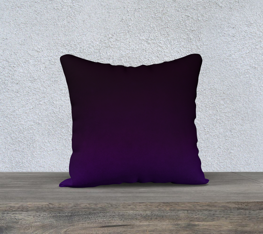 Purple Accent Throw Pillow Cover