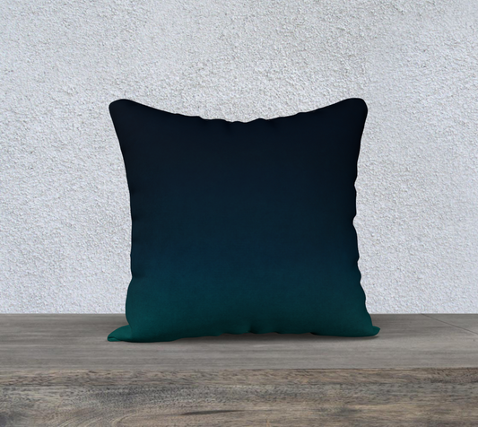 Teal Accent Throw Pillow Cover