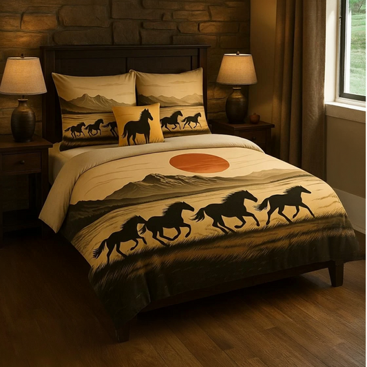 Wild Horses Duvet Cover