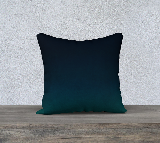Teal Accent Throw Pillow Cover
